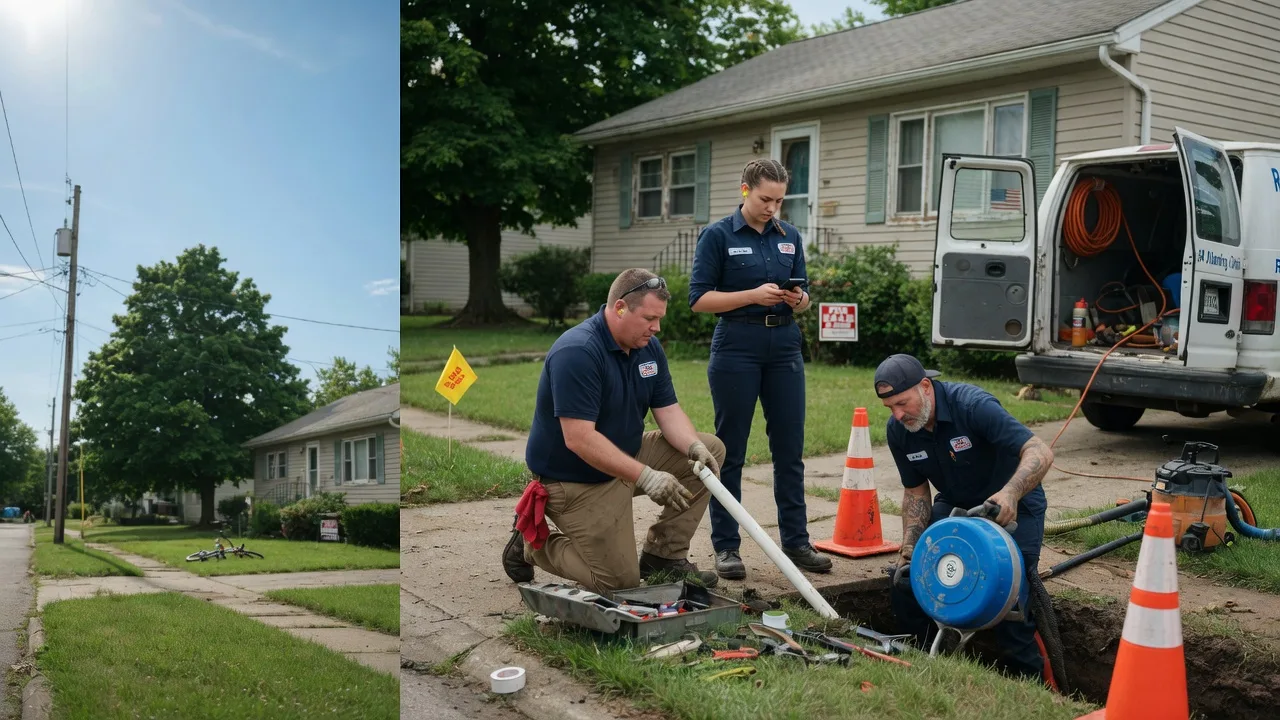 Sewer Line Repair in New Athens, OH near me